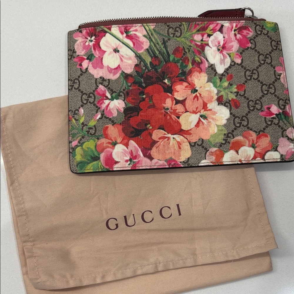 Gucci Multicolor Floral Pouch - Picture 5 of 5